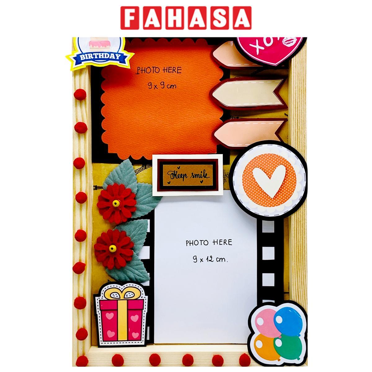 Khung Ảnh Vintage - Keep Smile - Vinacraft