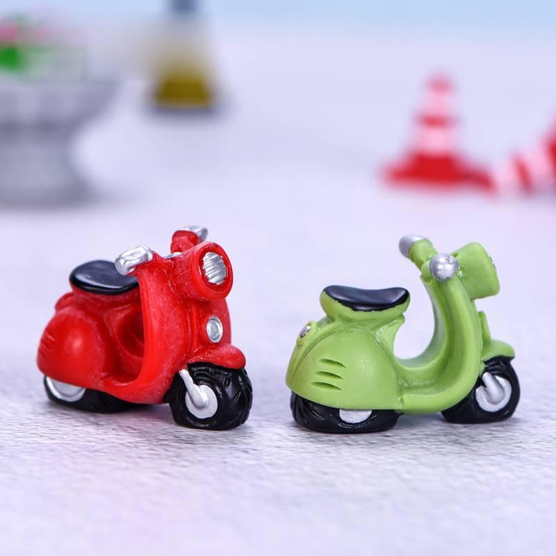 Tiểu cảnh mini ️ Freeship ️ Mô hình xe máy trang trí sen đá, sân vườn, bể cá, bể terrarium