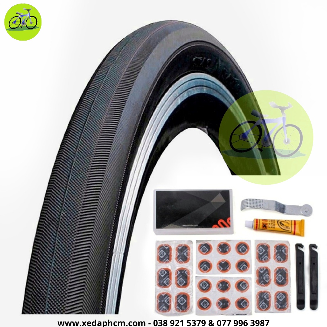 Bộ vá săm ruột xe đạp nhỏ gọn nhẹ, dễ dàng mang theo đày đủ dụng cụ