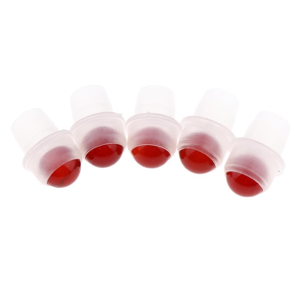 5 Pieces Replacement  Heads for Bottles with Essential Oils - - Red