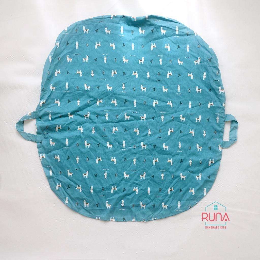 Vỏ gối chống trào ngược cotton Hàn 100% cao cấp thoáng mát an toàn cho bé Runa Kids