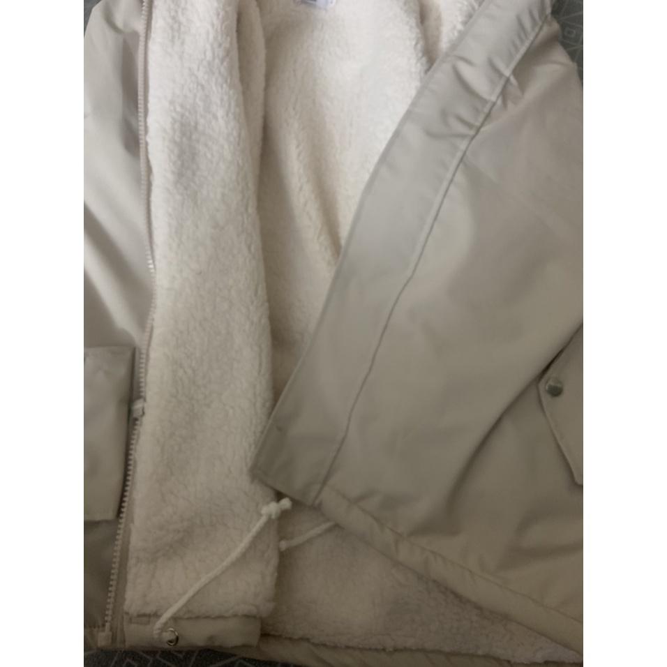 Áo khoác unisex lót lông cừu ̀  ̂́  Nam nữ đều mặc, áo dày dặn siêu ấm chất siêu đẹp