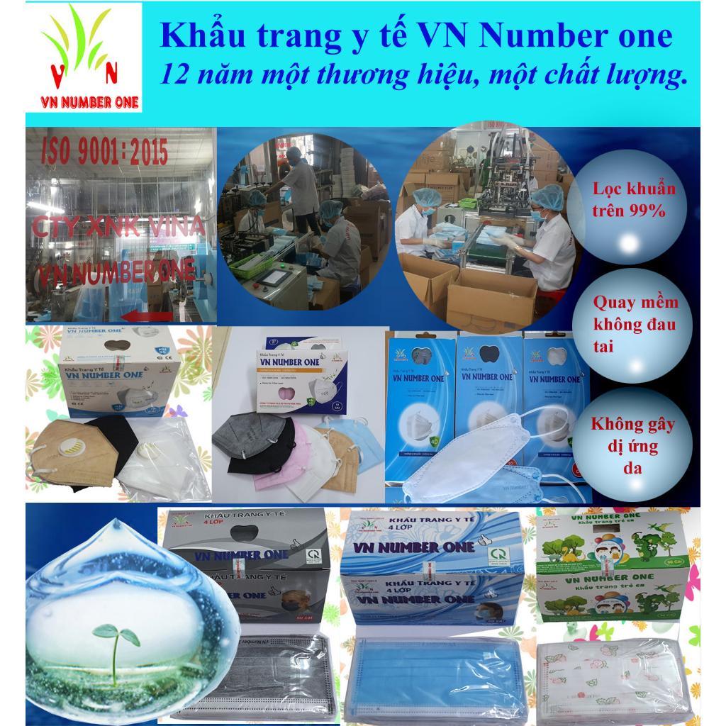 Sỉ 01 thùng Khẩu trang KF94 , Khẩu trang 4D có kháng khuẩn 4 lớp dày