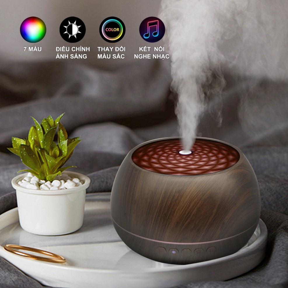 Máy Xông Tinh Dầu Phun Sương Nano 1000ml Tích Hợp LOA BLUETOOTH Khuếch Tán Tinh Dầu Đuổi Muỗi Tạo Ẩm Phòng Điều Hòa