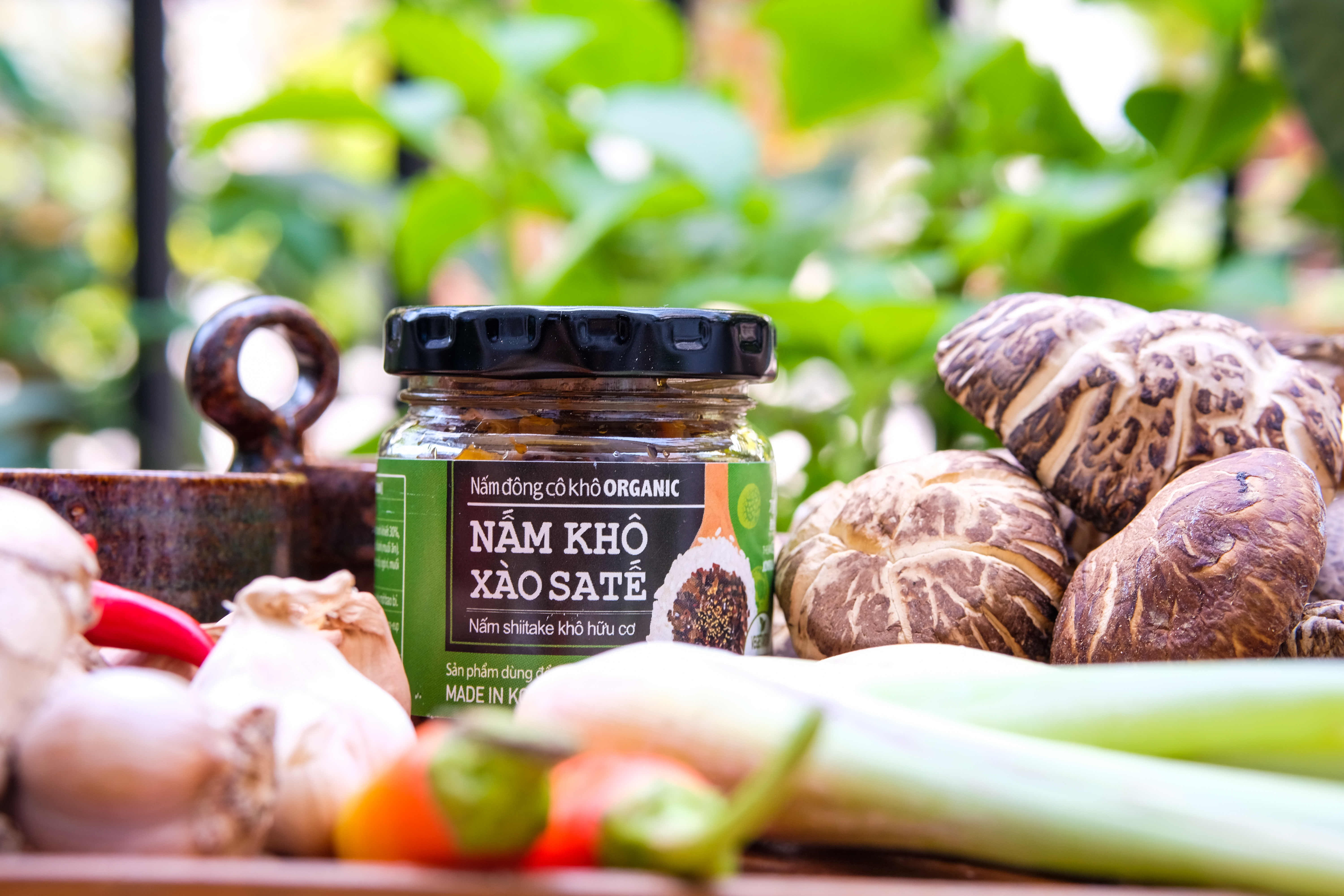 JOYFUL FARM - Nấm Đông Cô ORGANIC xào Sa tế CHAY