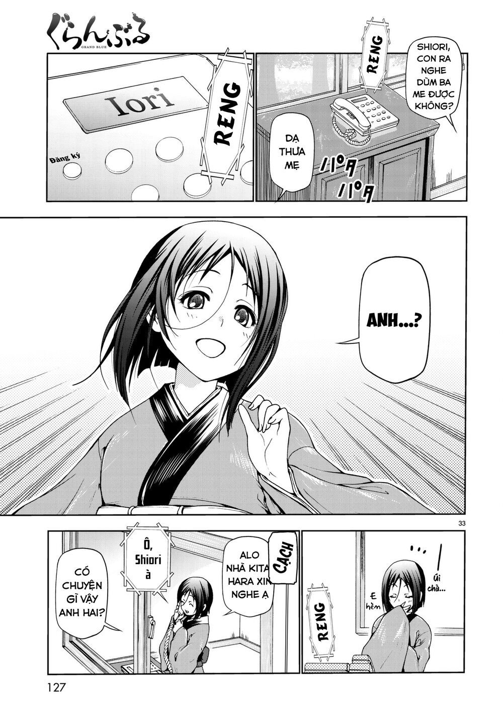 cô gái thích lặn - grand blue chapter 46 33