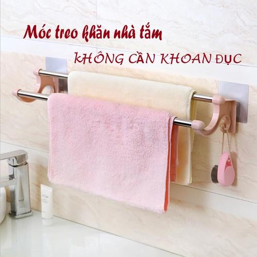 Giá treo khăn đa năng 2 tầng (LOẠI DÁN)