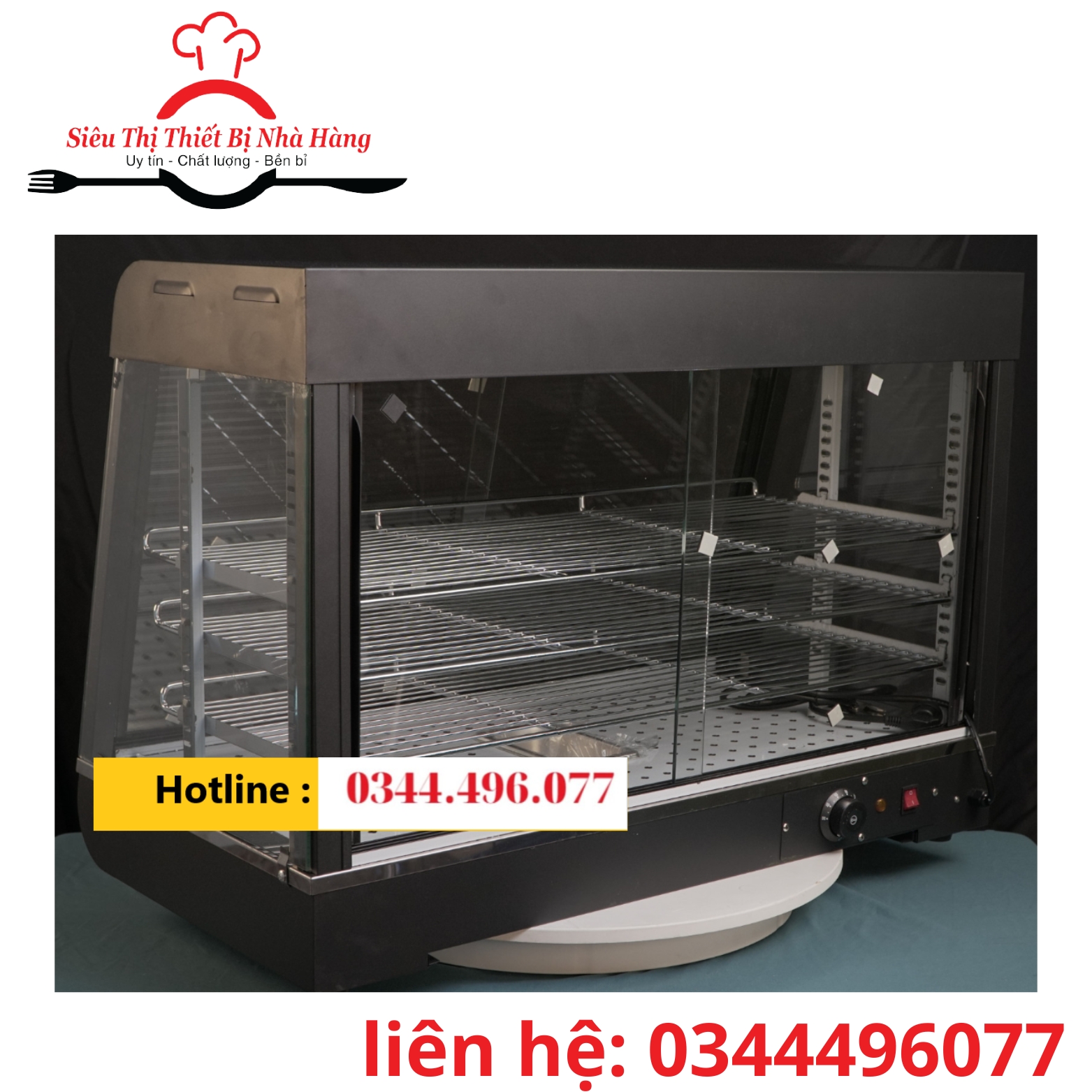 Tủ giữ nóng thực phẩm chiên rán kính vuông , tủ giữ nóng gà rán KFC- khoai tây chiên cao cấp .