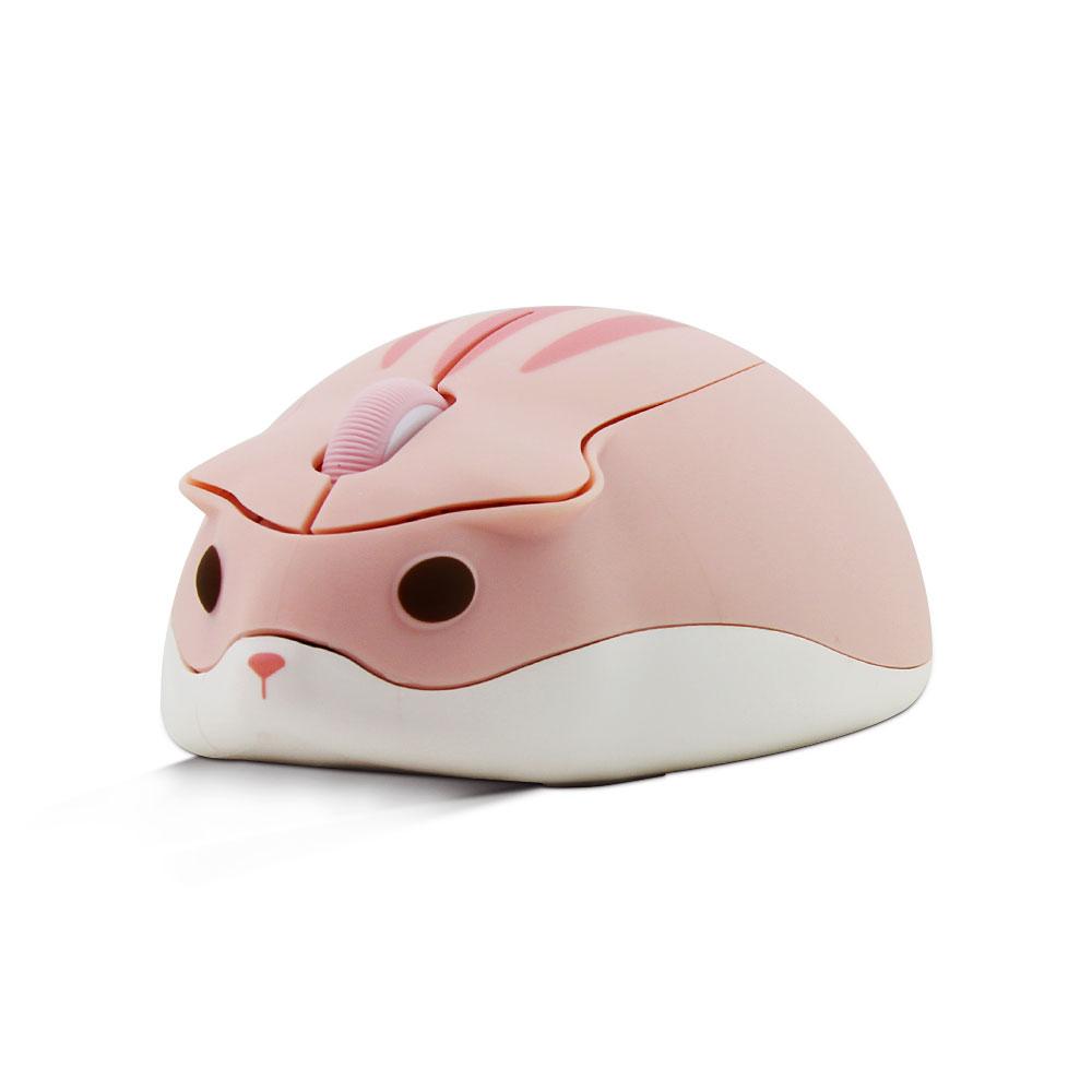 Quang Chuột Máy Tính Không Dây Hoạt Hình Dễ Thương Anime Hamster Hình USB Mause Mini Nhỏ Công Thái Hồng Chuột Cho Bé Gái Kid Tặng đồ Chơi