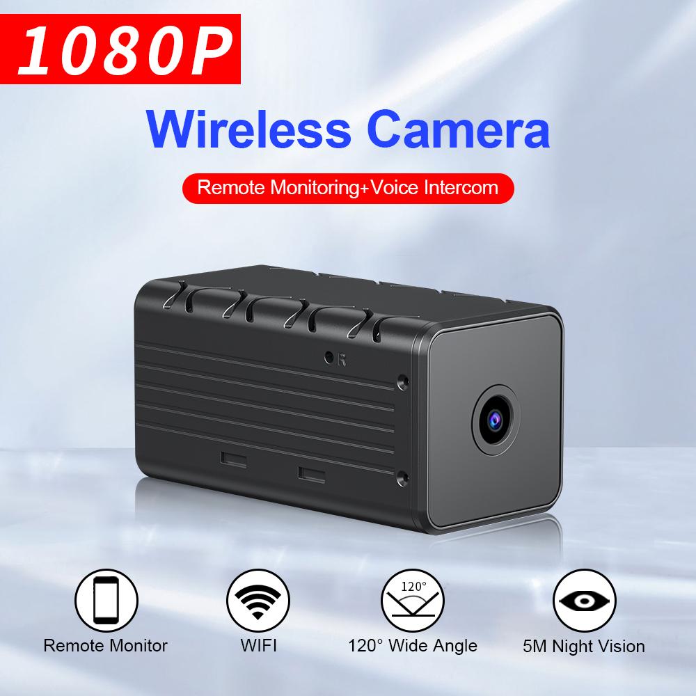 WD9 Mini WiFi Camera 1080p HD Màn hình từ xa không dây IP Video Video Recorder Micro Cam Màu sắc trong nhà: WD5-WIFI 720p