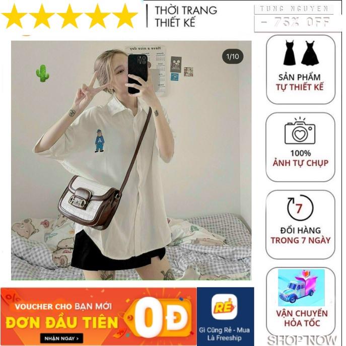 Sơ Mi Nữ In Hình Thời Trang Cao Cấp PC