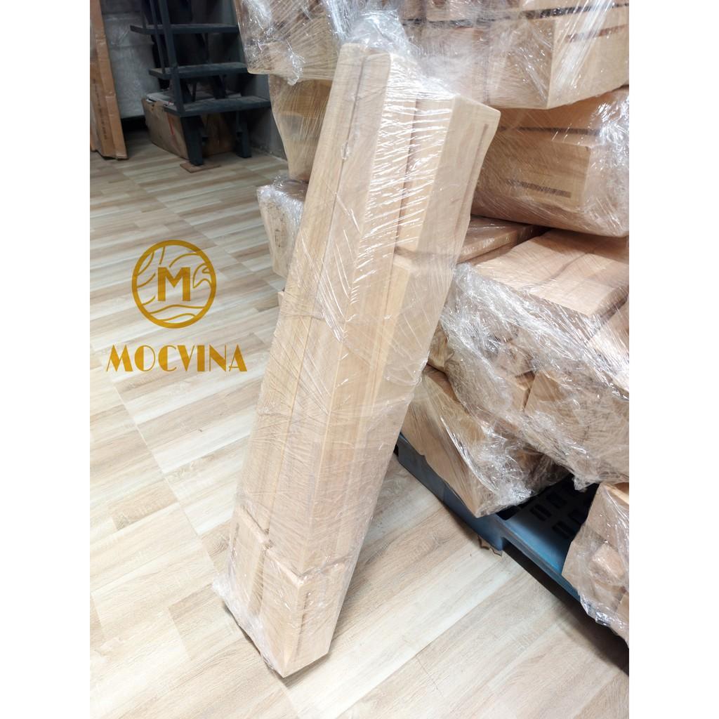 Combo 4 Chân bàn gỗ cao su Mộc Vina Decor làm bàn ăn, bàn làm việc....vv