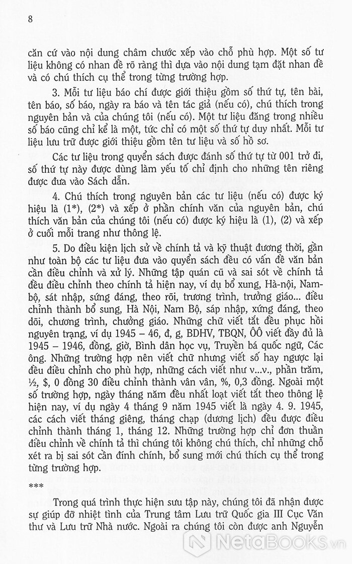 TƯ LIỆU VỀ GIÁO DỤC VIỆT NAM - Từ Tháng 9. 1945 Đến Tháng 12. 1946 (Bìa Cứng)