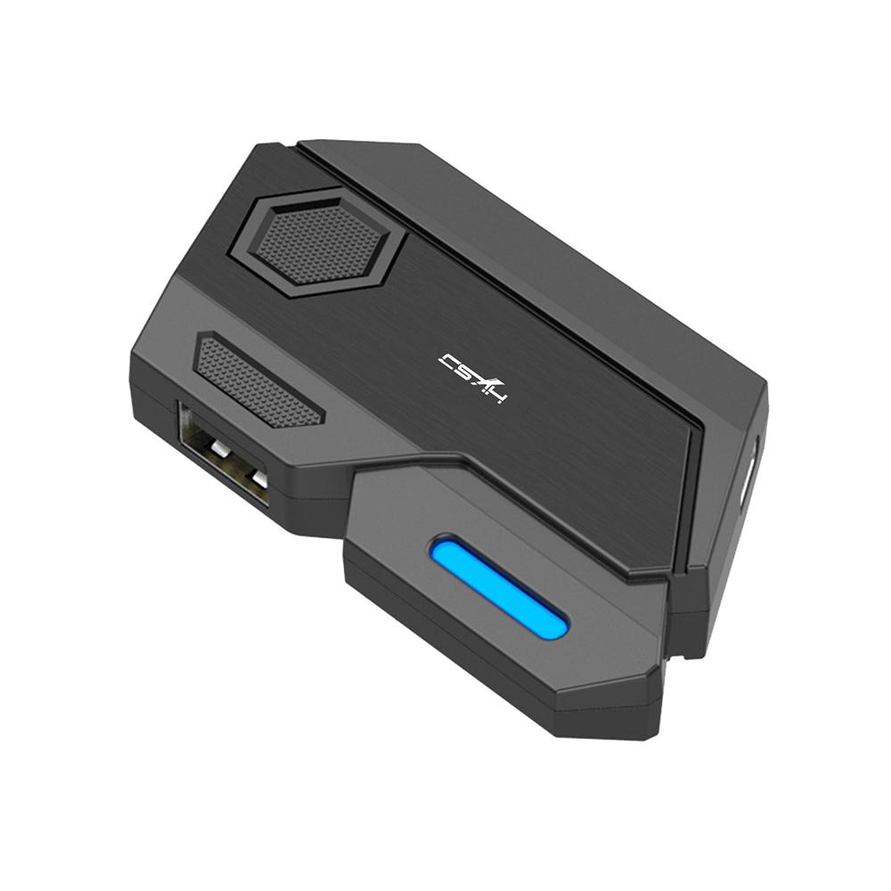 HXSJ P3 Wired Keyboard Mouse Converter Portable Mobile Game Keyboard and Mouse Adapter with 3 USB Ports