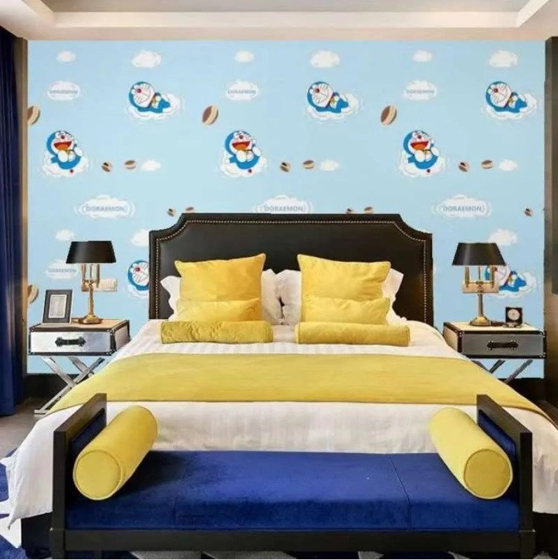 Combo 10 mét giấy dán tường, decal dán tường trang trí nhà cửa MON ĐÁM MÂY khổ 45cm