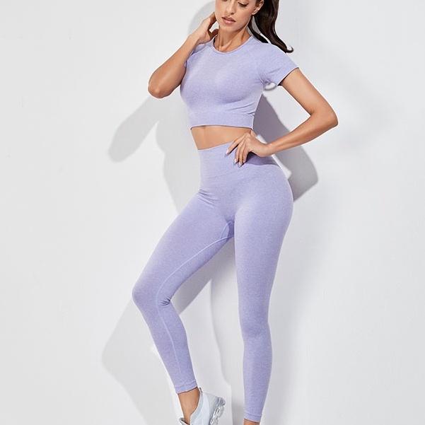 ☫❏Bộ quần áo thể thao lưng cao thời trang dành cho nữ