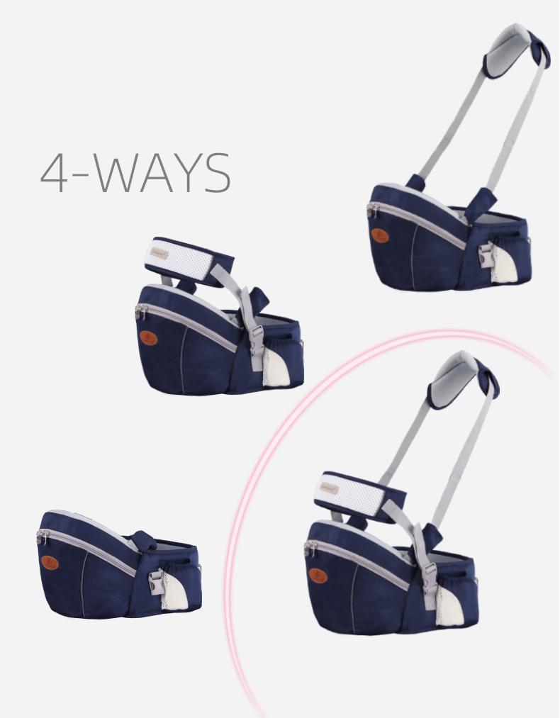 Em Bé Eo Phân Xe Tập Đi Cho Bé Sling Giữ Dây Lưng Ba Lô Hipseat Đai Trẻ Em Có Thể Điều Chỉnh Cho Trẻ Sơ Sinh Hông Ghế Thoáng Khí
