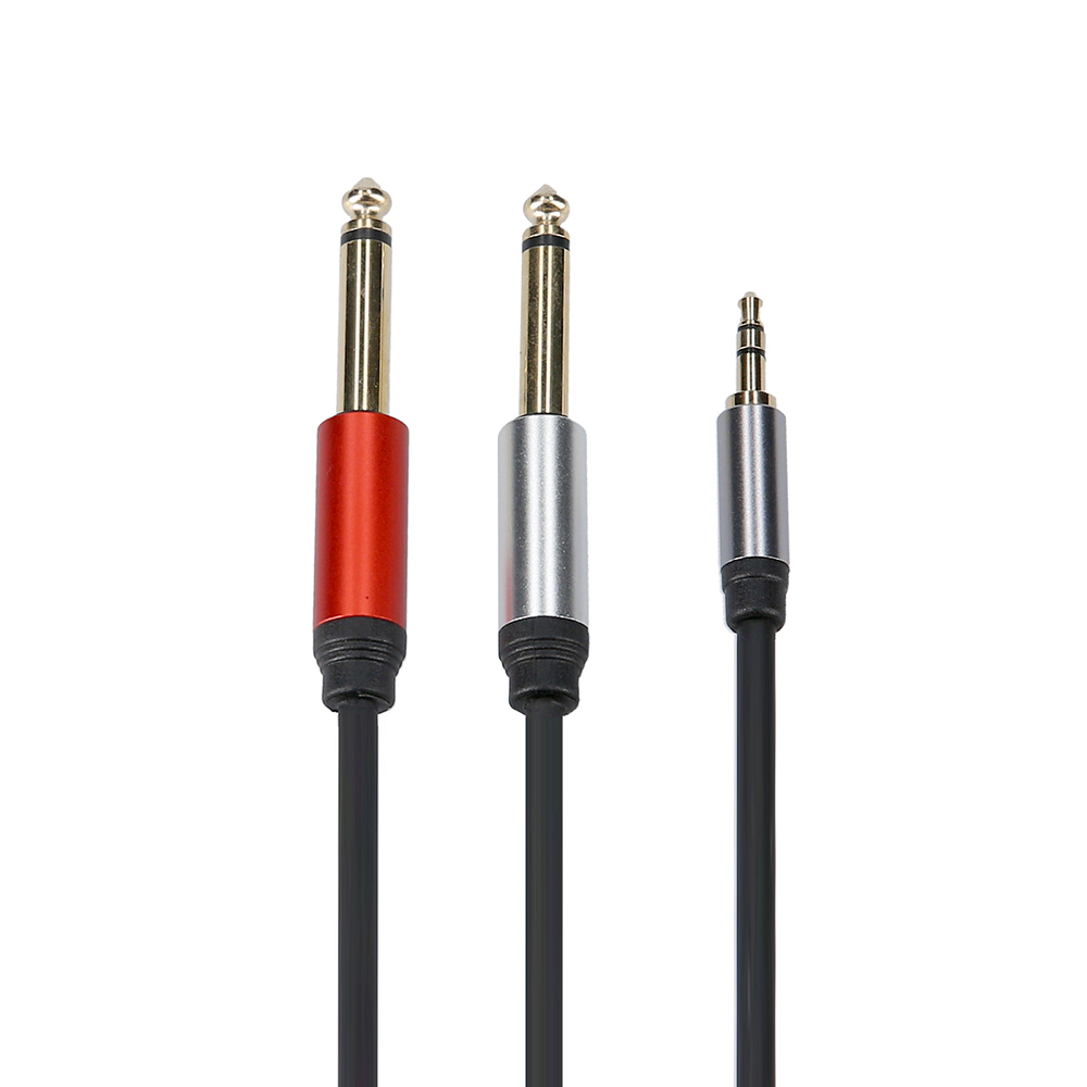 Cáp Chuyển Âm Thanh 3,5mm AUX 6,5mm Chất Lượng Cao Cho PC / Loa / Bộ Trộn Âm Thanh