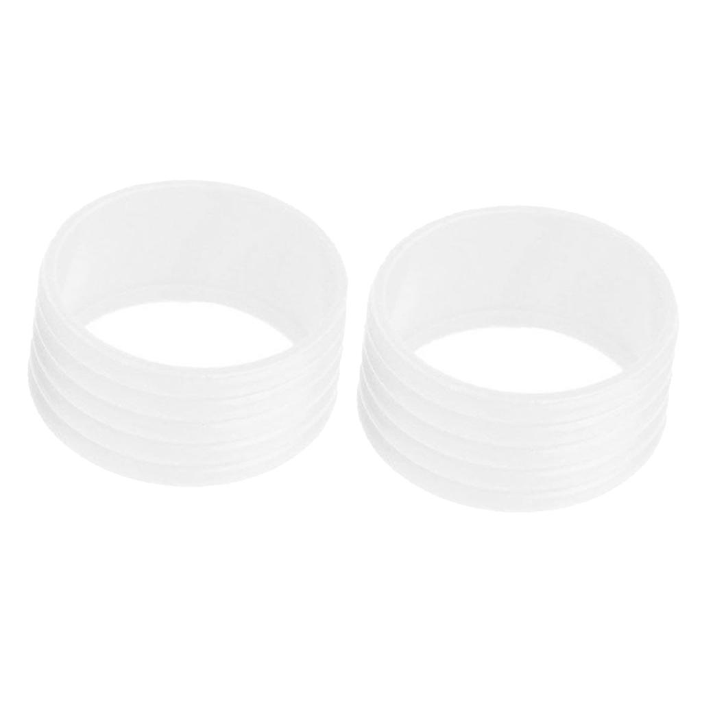 2pcs Silicone Tennis Racket Grip Ring Racquet Handle Overgrip Loop