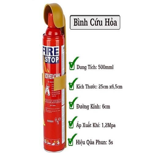 Bình chữa cháy mini 500ml cần thiết cho mọi nhà, xe oto rất tiện dụng và dễ sử dụng, gọn nhẹ tiện ích