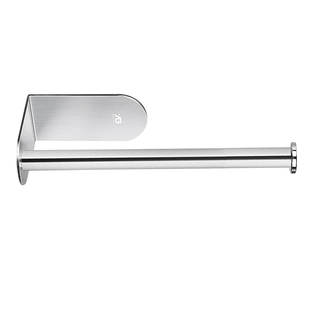 2 pcs Stainless Wall Mounted Paper Towel Roll Holder Kitchen Storage 26cm