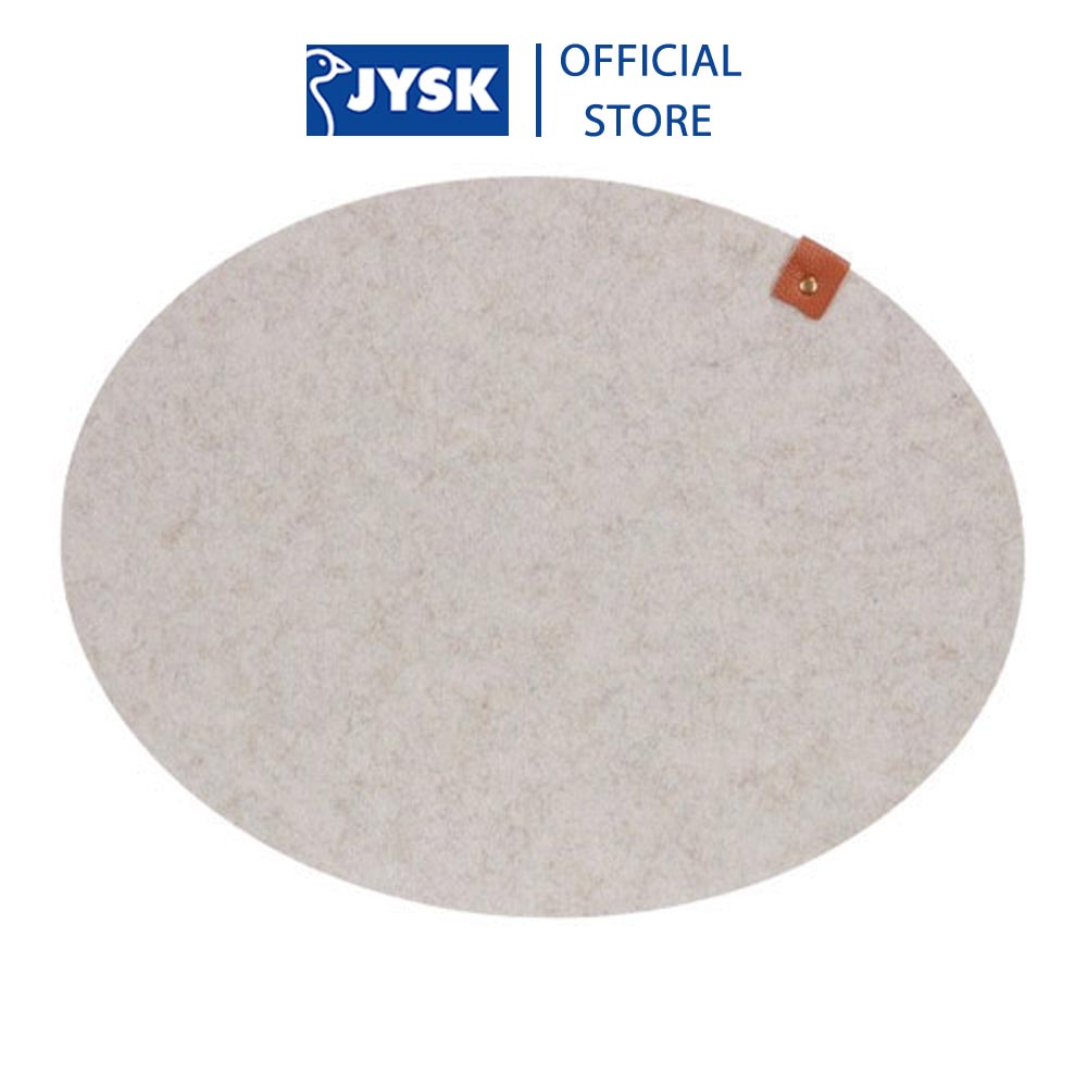 Tấm lót đĩa | JYSK Knegras | polyester | be | R33xD43cm