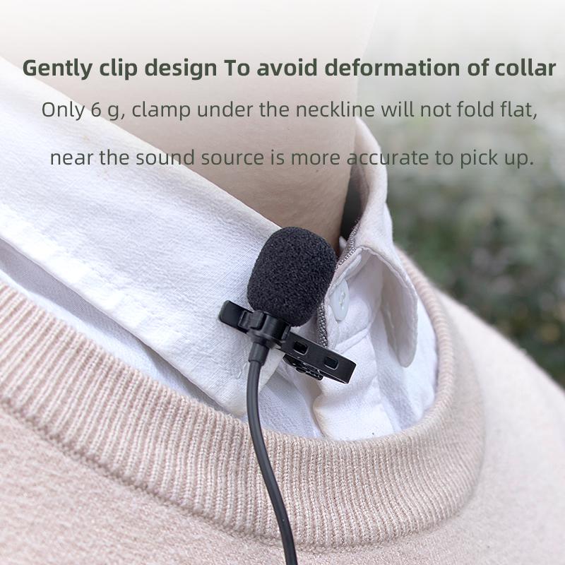 Micrô cho insta-360 x2 x3 lavalier micrô bên ngoài có dây ghi âm âm thanh Hifi Mic Type C
