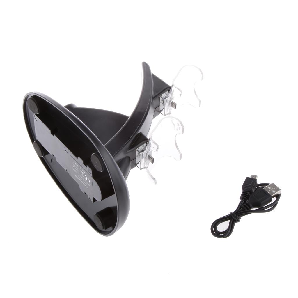 5 Port Portable High USB 3.0 Data Hub +Charging Stand For PS4