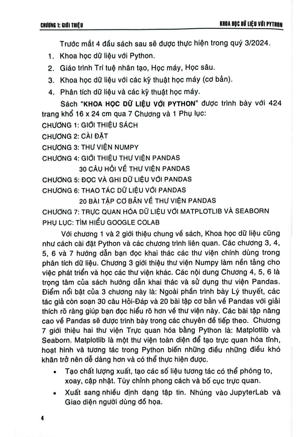 Khoa Học Dữ Liệu Với Python - STK