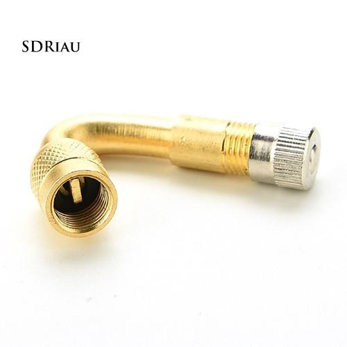 Đầu mở rộng van lốp xe 45 độ làm bằng đồng dành cho xe máy ô tô