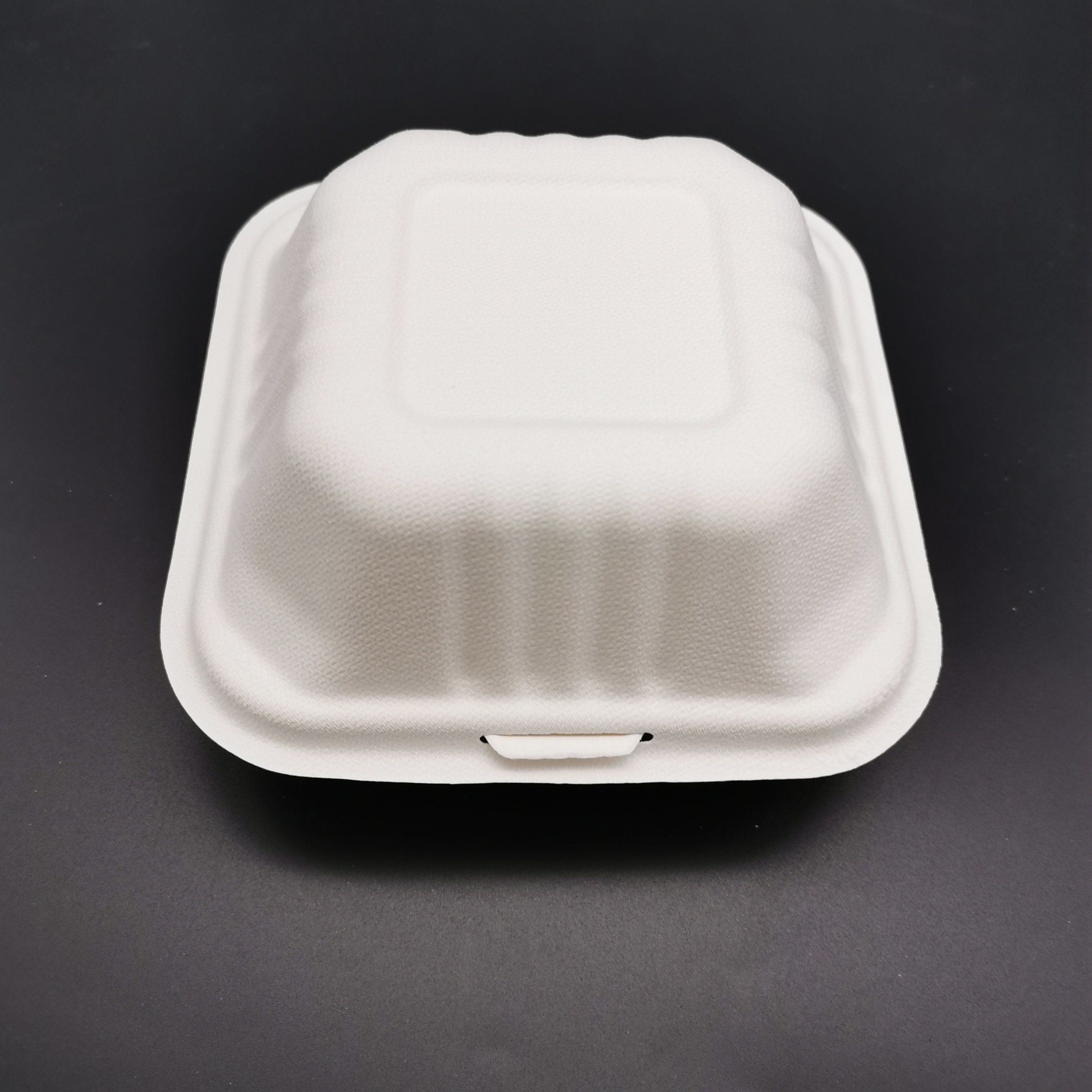 50 hộp bã mía vuông 450ml đựng bánh kem, hamburger, bento....