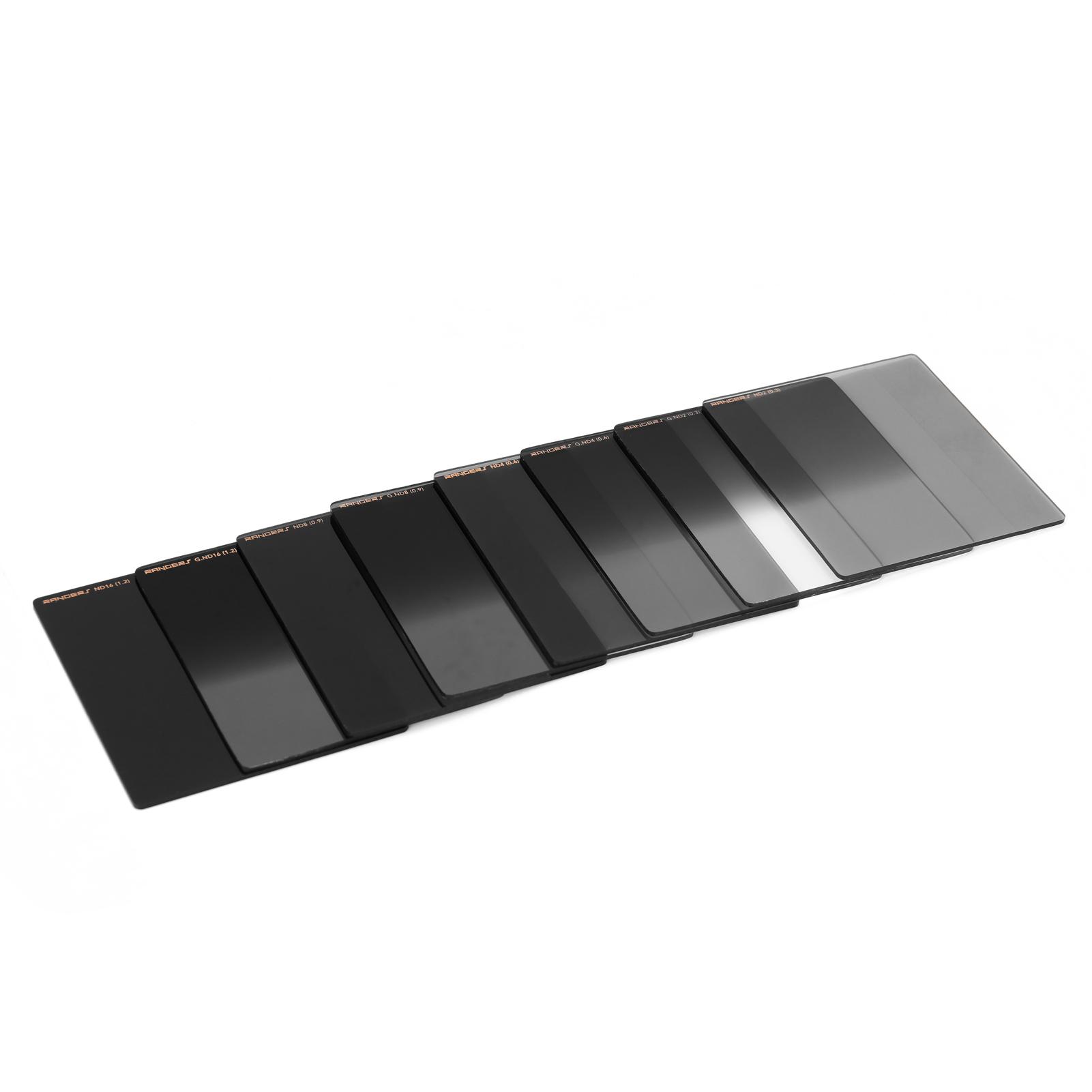 Square Neutral Density Filter Kit ND2+4+8+16 Filter Set with Ring-Adapter and Filter Holder Camera Photography Accessory