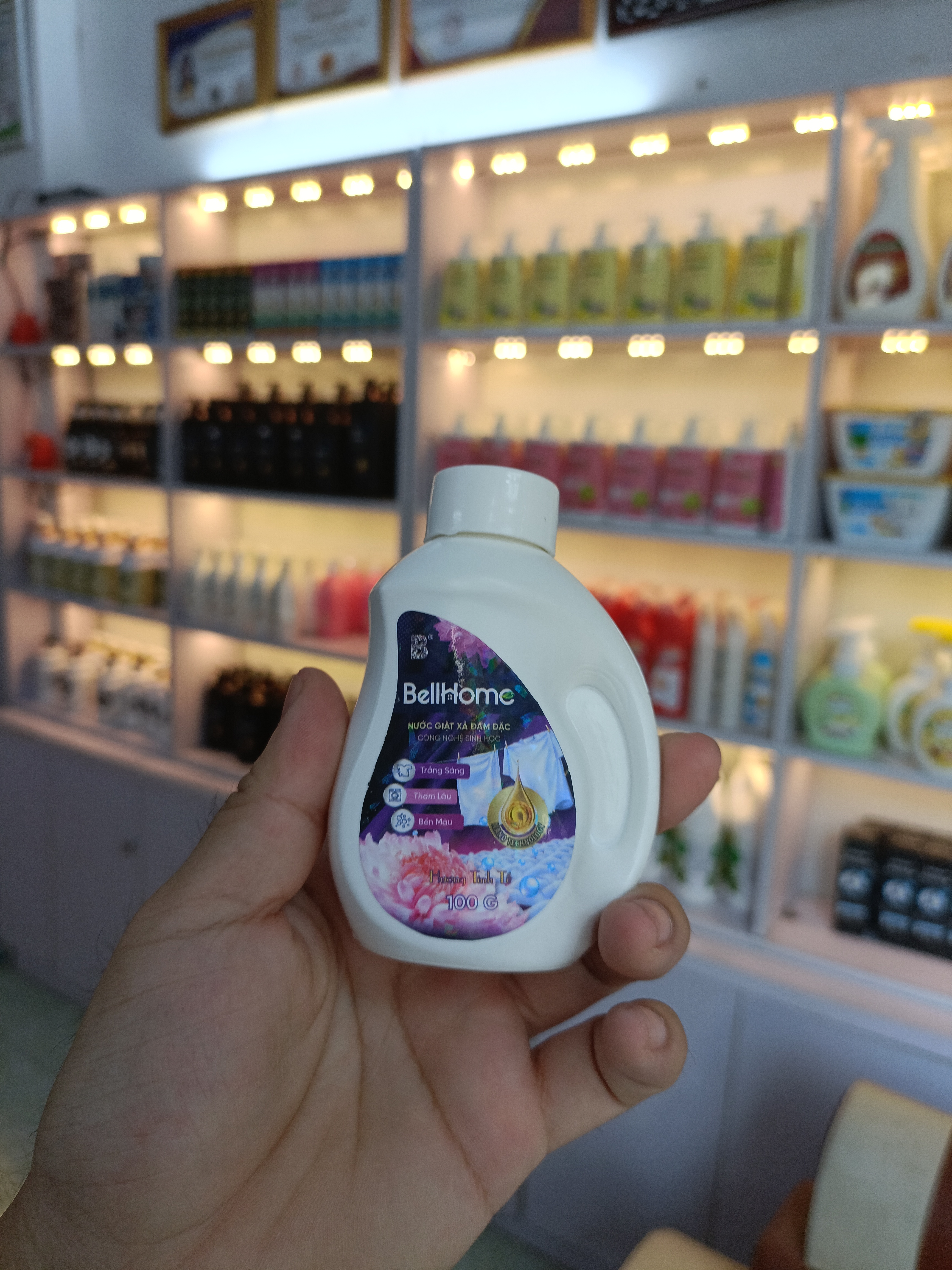Nước Giặt Xả Công Nghệ Sinh Học Bell Home Hương Tinh Tế 100G