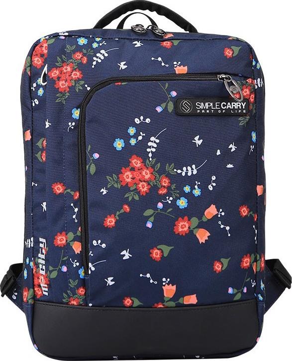 Balo laptop 13 inch Simplecarry M-City Flower