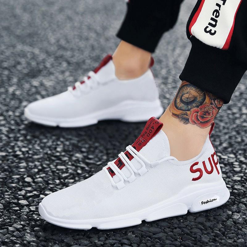 GIÀY SNEAKER THỂ THAO NAM MÀU TRẮNG