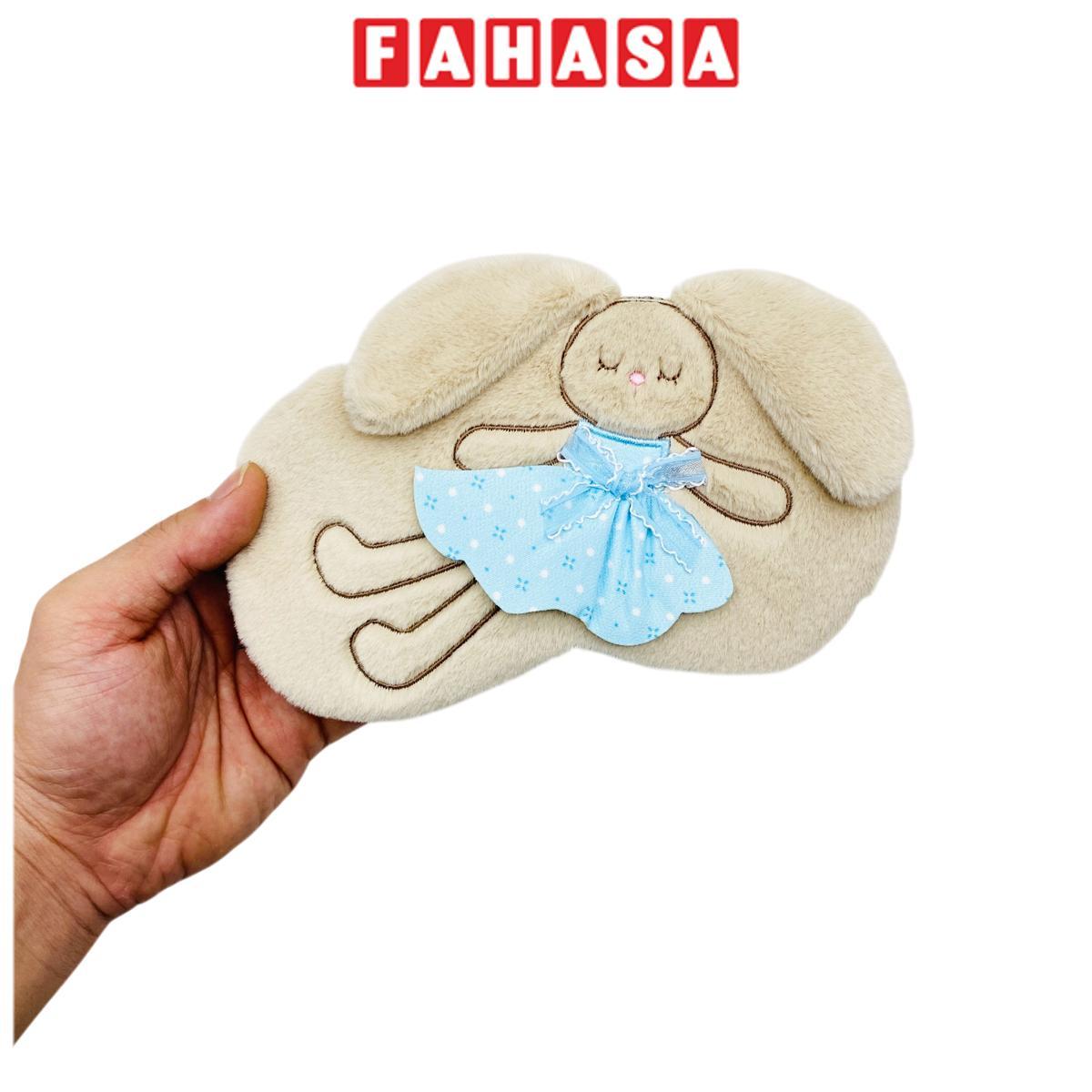 Bịt Mắt Ngủ - Thỏ Mặc Đầm Có Túi Nước 3m - ZooZoo 018025 - Màu Kem