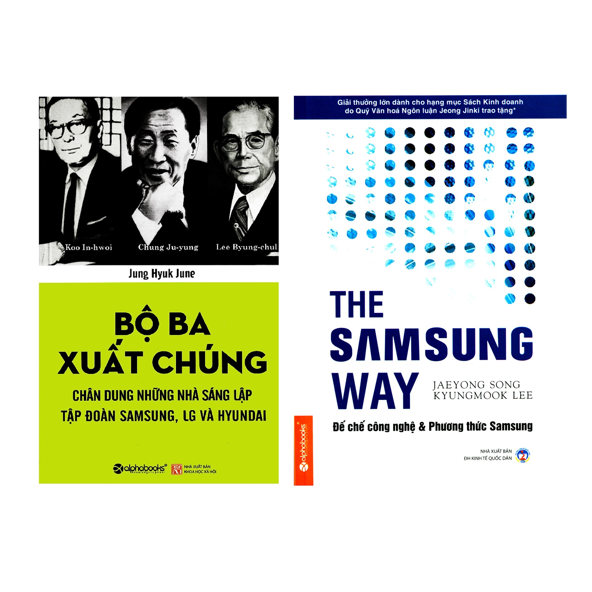 Combo Sách Kinh Tế Hay : Bộ Ba Xuất Chúng Hàn Quốc + The Samsung Way - Đế Chế Công Nghệ Và Phương Thức Samsung