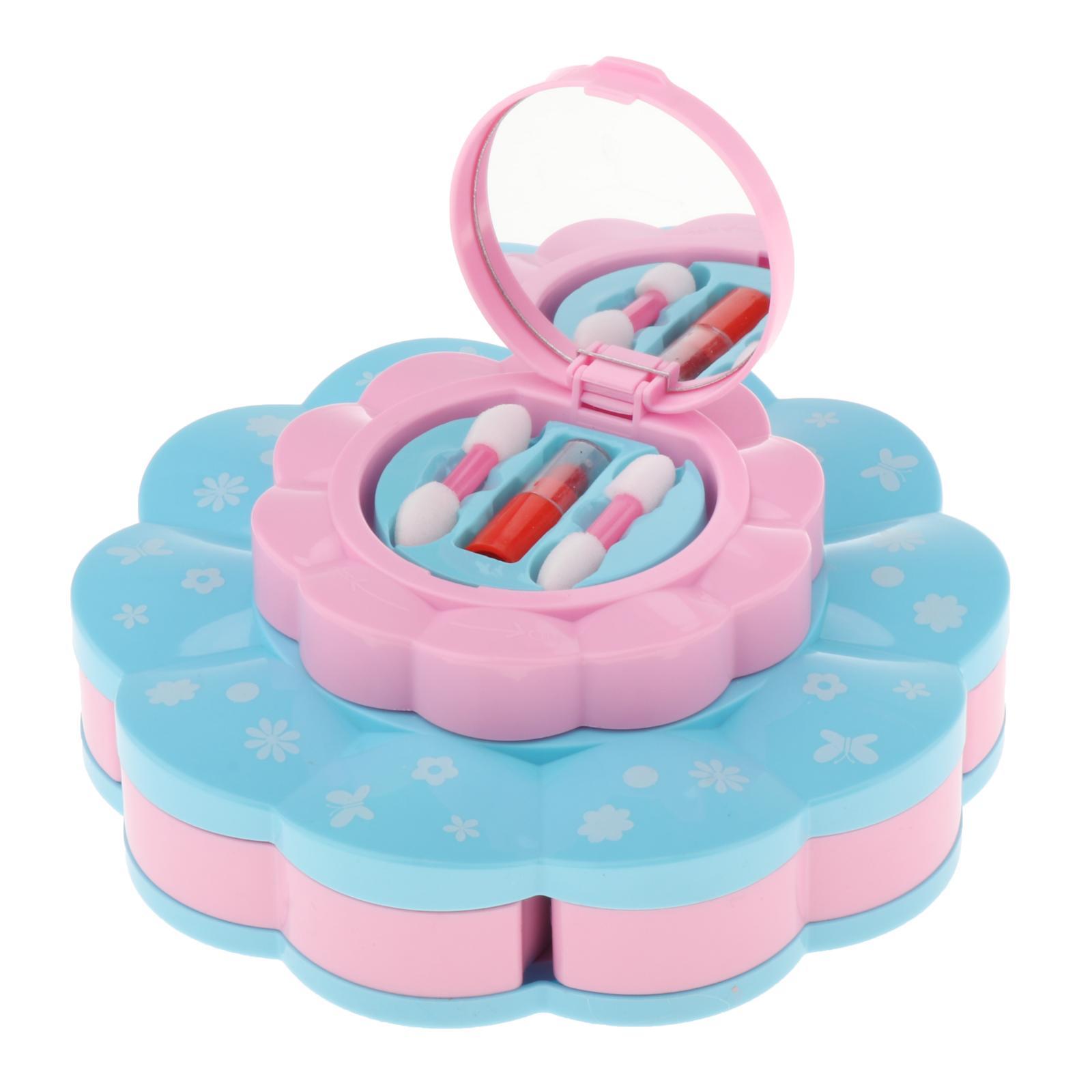 First Makeup Set, Girls Makeup Kit, Makeup Palette with Mirror and Secure Close - Safety Tested- Non Toxic