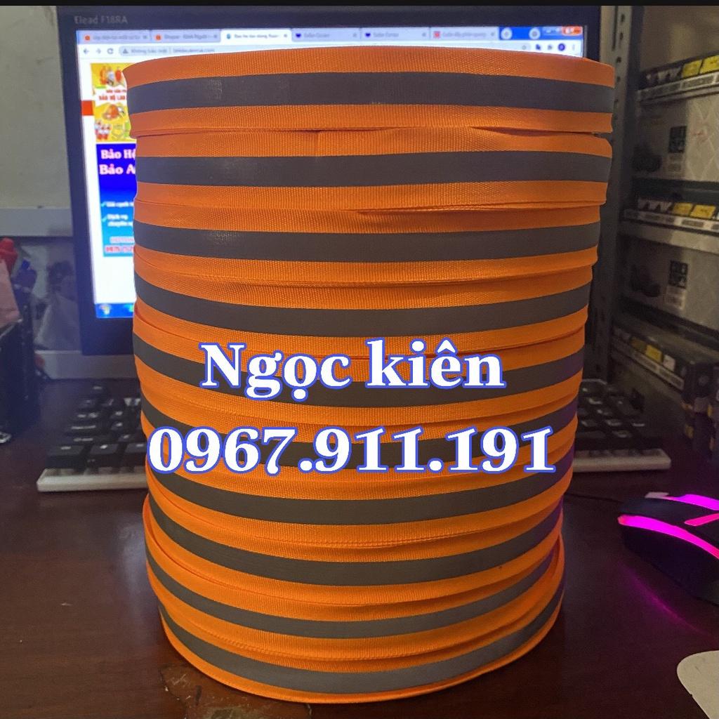 Dây vải phản quang phân luồng giao thông bản rộng 5cm dài 100 mét