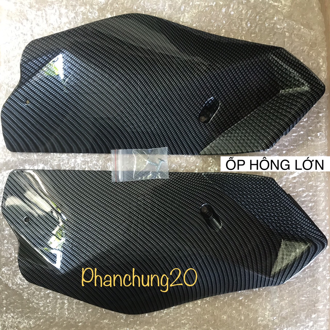 ỐP HÔNG LỚN  DÙNG CHO ĐỜI XE AB 2016 2017 2018 2019 CACBON
