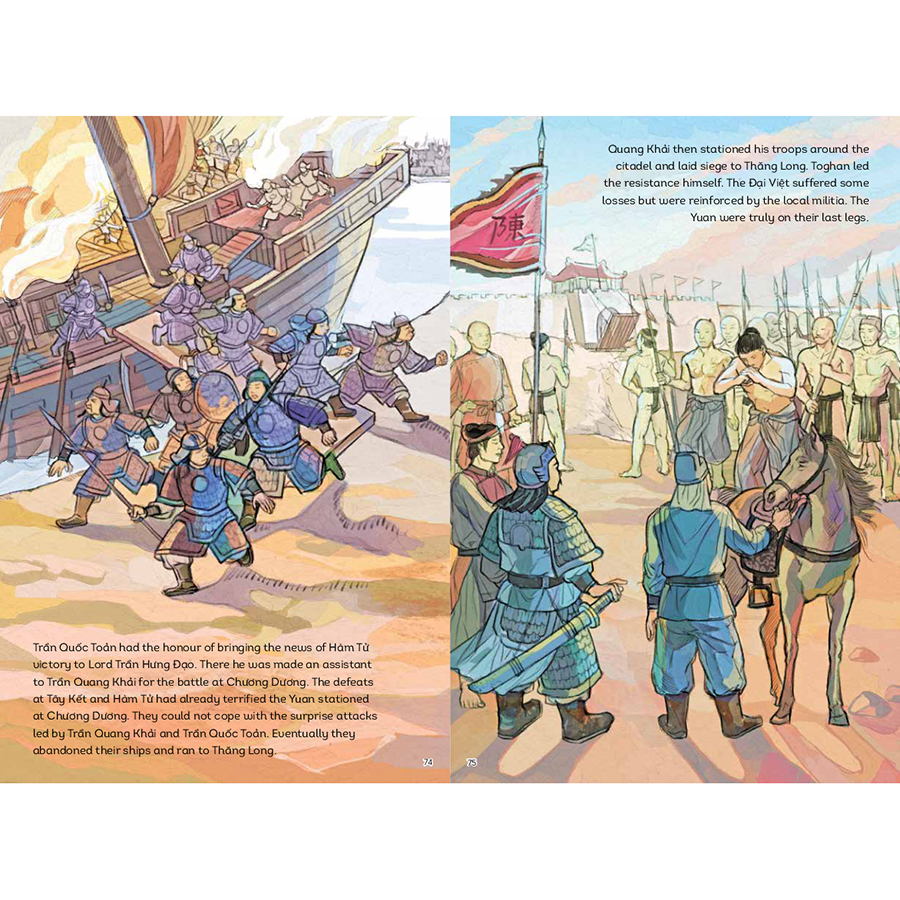 A History Of Vn In Pictures: The Second Victory Against The Mongols (In Colour)