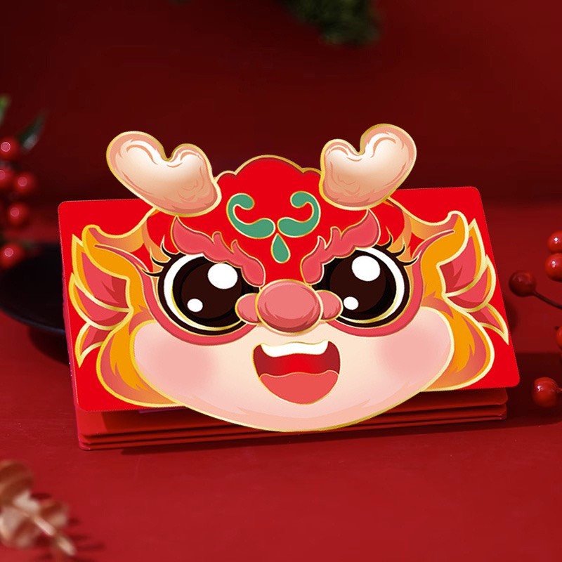Bao lì xì 2024 xếp lớp 6 ngăn sang trọng độc lạ - lì xì xuân giáp thìn