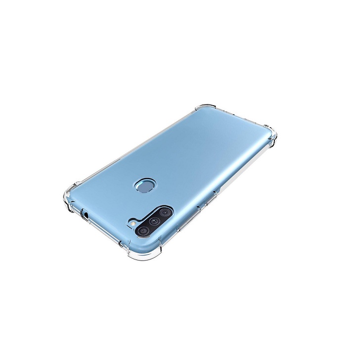 Ốp lưng dành cho Samsung Galaxy A11 silicon dẻo trong chống sốc 4 góc cao cấp