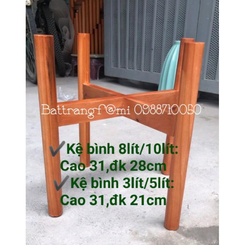 Chân kệ gỗ(phụ kiện bình nước)