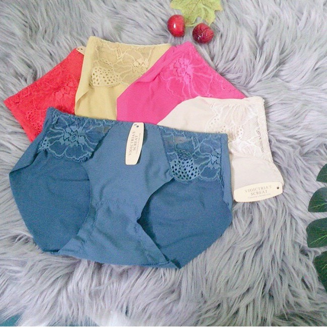 QUẦN LÓT NỮ SU THUN LẠNH PHỐI REN QUYẾN RŨ SEXY