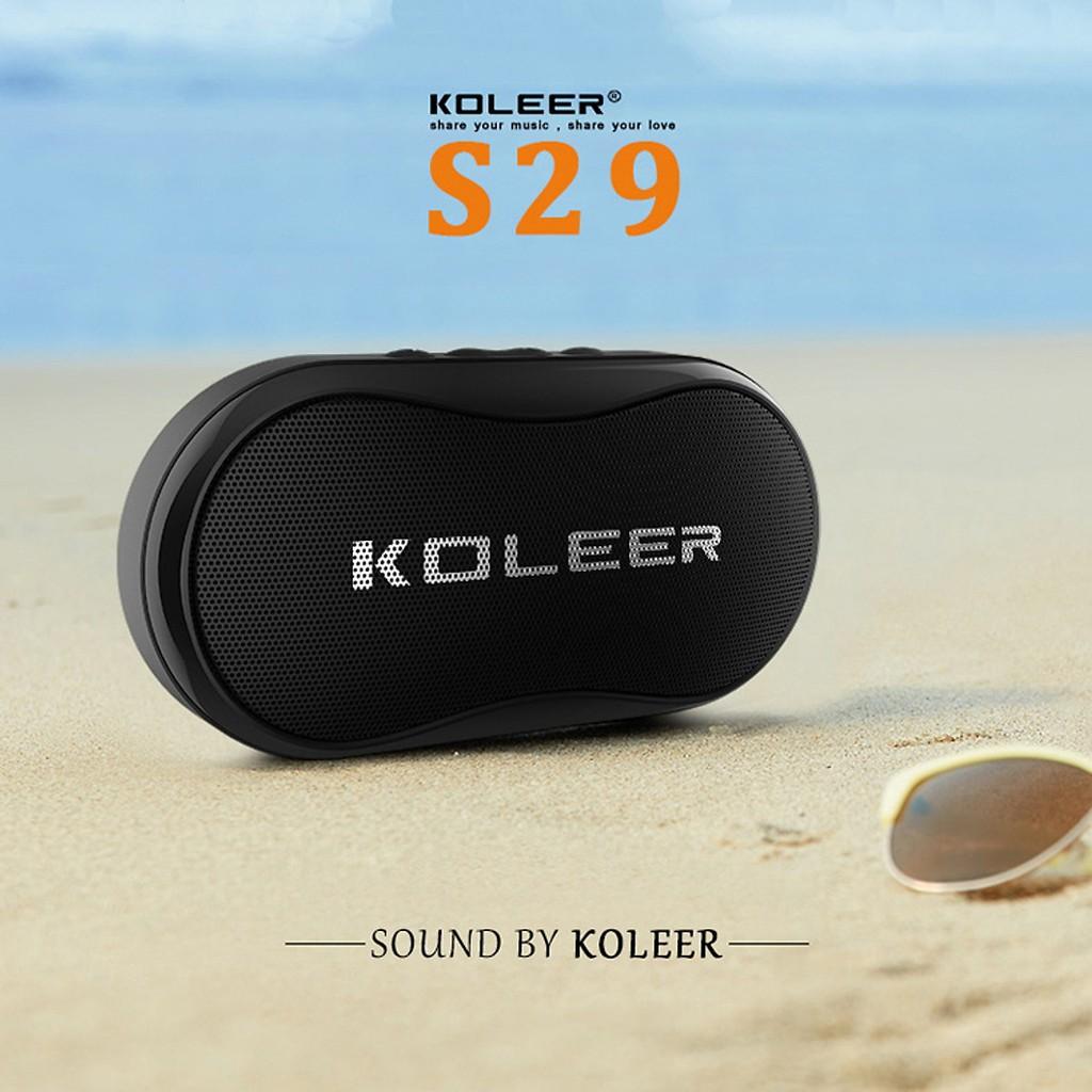 Loa Mini Bluetooth Cầm Tay Không Dây KOLEER S29 Âm Thanh Sống Động - Chất Lượng
