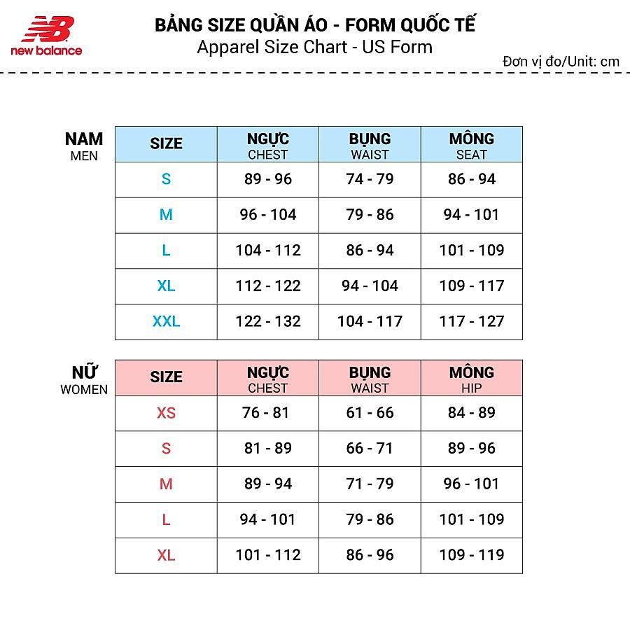 Quần ngắn thể thao nữ New Balance - WS01241 (form Quốc tế)