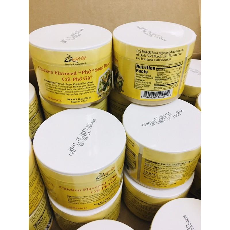 GIA VỊ NẤU Phở Gà Cốt Quốc Việt 300G - Gia vị hoàn chỉnh nhập khẩu