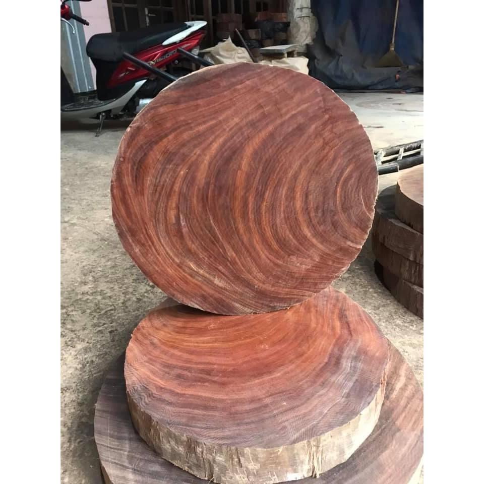 Thớt gỗ nghiến bắc đường kính 30cm