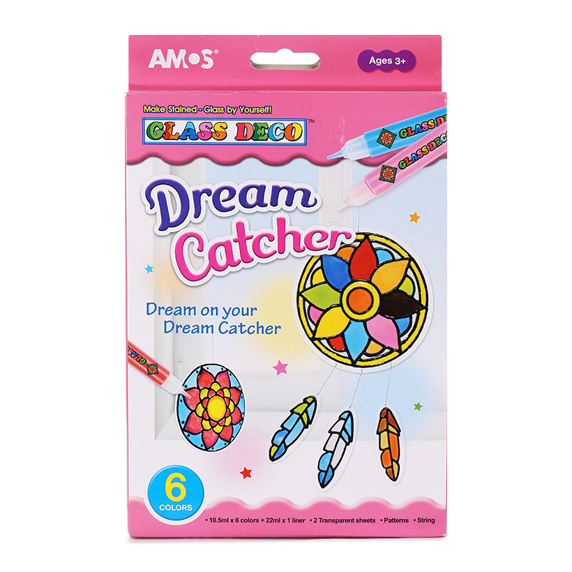 Bộ Bút Vẽ Trang Trí Amos Glass Deco Dream Catcher GD10P6DC